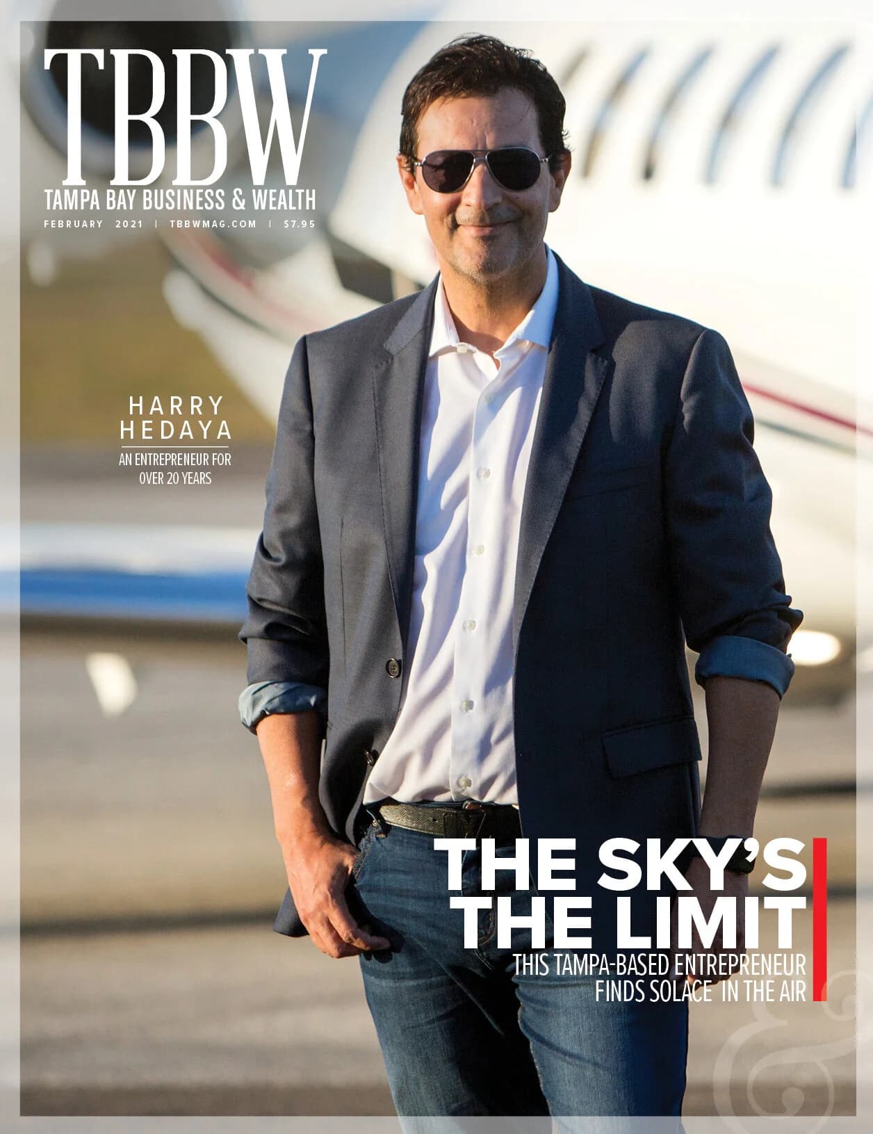 Tampa Bay Business & Wealth cover featuring Harry Hedaya